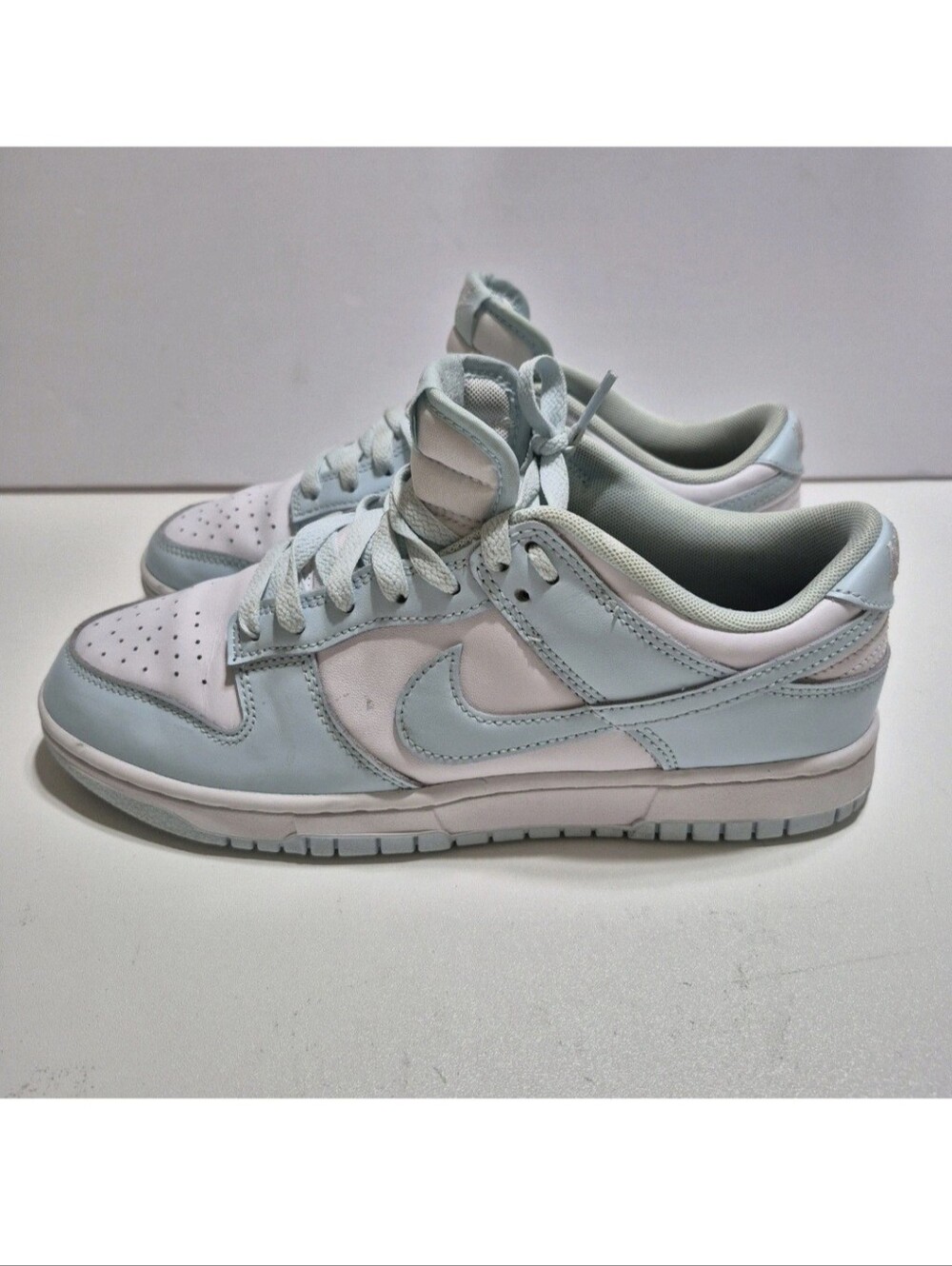 Nike Shoes Dunk's Low Men's Size 8 DV0833 104 Glacier Blue White Leather